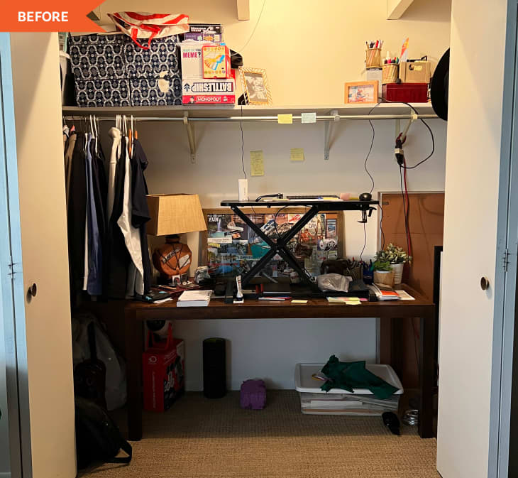 Closet shop desk ikea